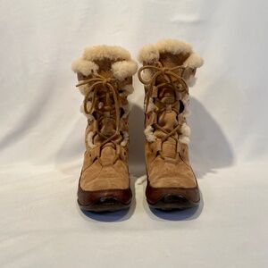 The North Face Abby III Leather Women’s Winter Boots Size 8